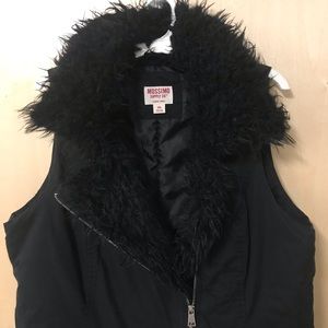 Black Fur Vest